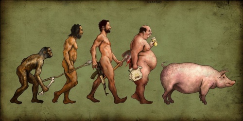 Evolution of Man. Source: http://darwinstable.wordpress.com/2008/09/30/the-paleo-diet/ Evolution of Man. Source: http://darwinstable.wordpress.com/2008/09/30/the-paleo-diet/