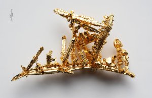 Gold crystals. Source: http://en.wikipedia.org/wiki/File:Gold-crystals.jpg