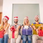 christmas happy family